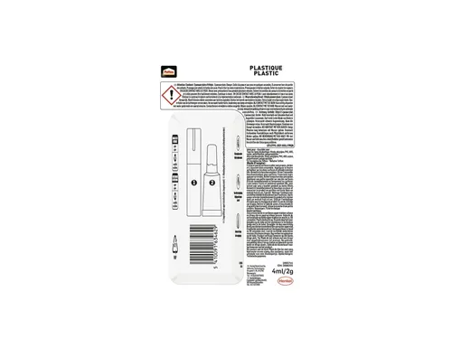 Secondenlijm Pattex all plastic tube 2 gram op blister
