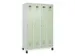 locker voor scheiding van kleding,HxBxD 1950x1200x500mm,4vak