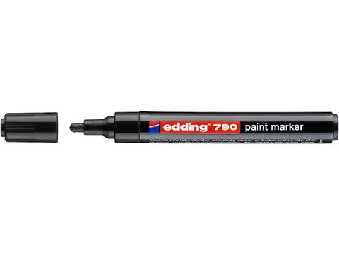 Paintmarker edding 790 alcoholbasis 2-3mm zwart
