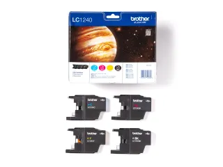 Brother LC-1240 Inktcartridge Zwart + 3 Kleuren Voordeelset - 5