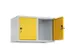 opzetkast,v. locker,2vak.,vak B 400mm,HxBxD 500x800x500mm,draaigrendel