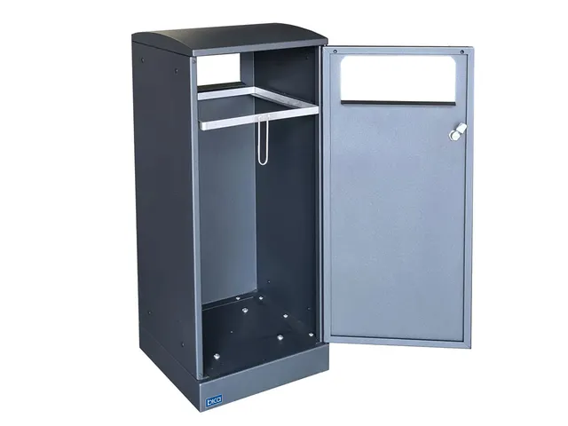 Bica 5081 Buitenafvalbak 100 Liter Antraciet