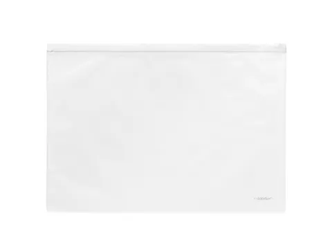 Pochette Foldersys A4 avec fermeture coulissante blanche