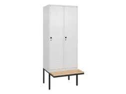 locker voor scheiding van kleding,HxBxD 2120x800x815mm,2vak