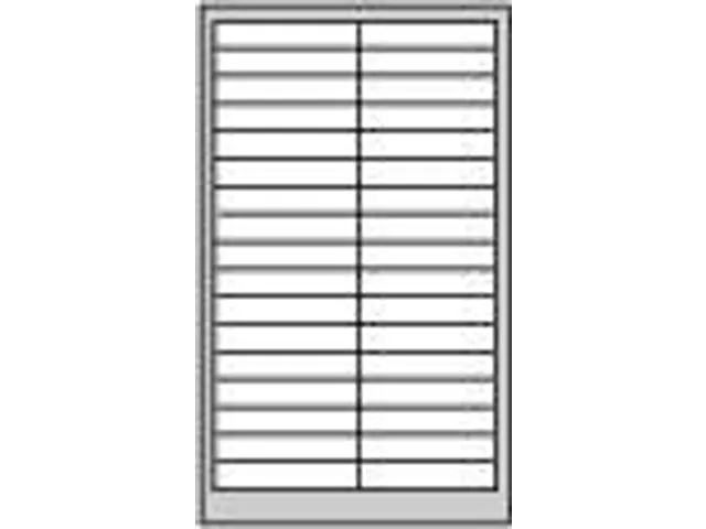 ladekast HxBxD 1800x1000x500mm 34laden RAL7035 front RAL7016