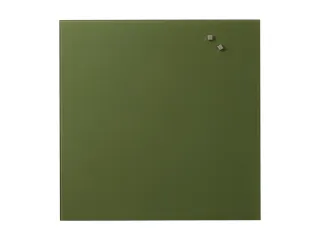 Glasmagneetbord Naga 45 x 45 cm Donkergroen - 1