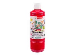 Plakkaatverf Bruynzeel fles à 500ml primair rood