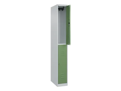 dubbeldekse locker,HxBxD 1850x250x500mm,1x2vak.,vak B 250mm
