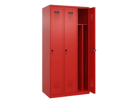locker voor scheiding van kleding,HxBxD 1850x900x500mm,3vak