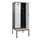 locker met bank,voor scheiding van kleding,HxBxD 2120x800x815mm,2vak