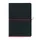 Notitieboek Aurora Tesoro A5 192blz lijn 80gr zwart rood
