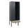 locker met bank,HxBxD 1950x600x815mm,2vak,vak B 300mm,draaigrendel