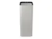afvalbak,100l,HxBxD 800x385x385mm,romp staal wit