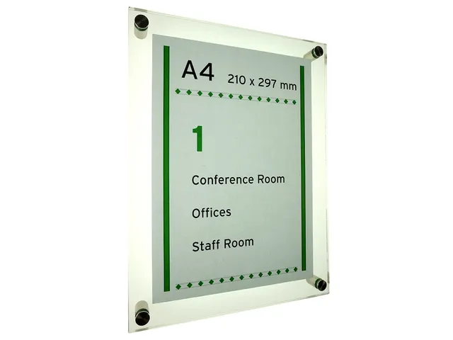 Plaque de porte Premium Plexiglas A4