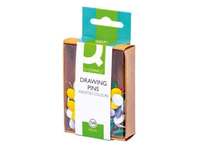 Punaises Geassorteerde Kleuren Doosje 120 Stuks