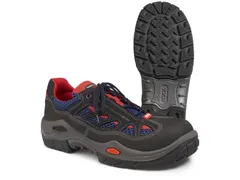 Jalas 3700R Respiro S2 veiligheidsschoenen, SRB, zwart/rood, maat 38,