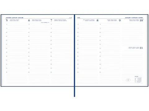 Agenda 2026 Ryam Carré Mundior 7dagen/2pagina's zwart