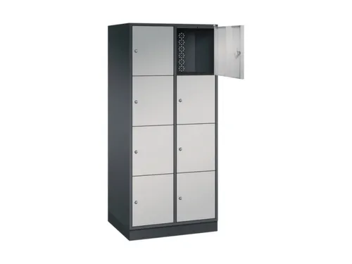 grootvolume-lockersysteem,HxBxD 1950x820x600mm,2x4vakken,cil.-slot