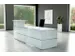 Balie Compleet bxd 2700x1015mm Recht Glazen Front wit