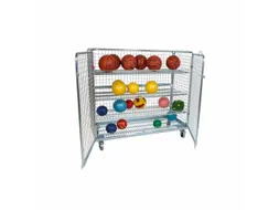 ballenwagen,draagverm. 500kg,HxLxB 1400x1500x620mm,3gaaswanden,deur