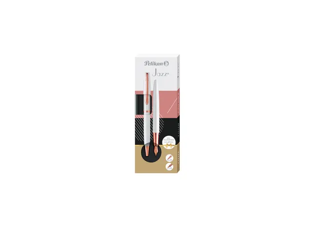 Set d'écriture Pelikan Jazz Noble Elegance K36+P36 Medium Pearl