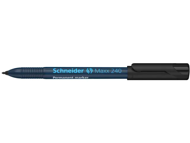 Permanent marker Schneider Maxx 240 rond 1-2mm zwart