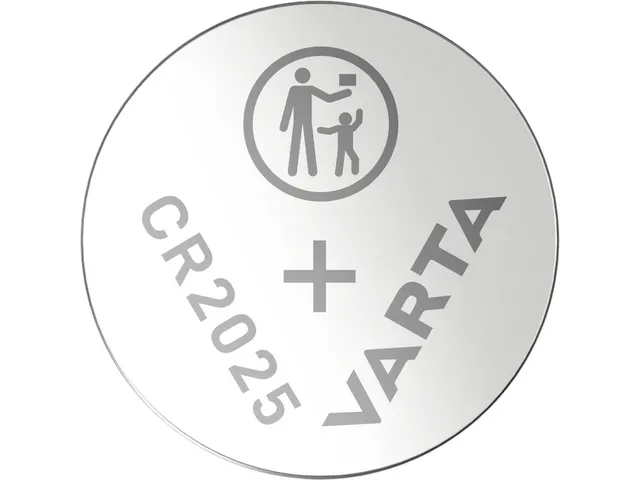 Batterij Varta knoopcel CR2025 lithium blister à 5 stuks