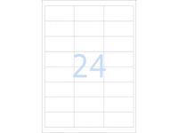 Etiket 66x33.8 mm Wit