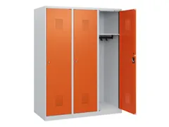 schoollocker,HxBxD 1530x1200x500mm,3vak,vak B 400mm,cil.-slot