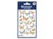 Foliesticker Z-design Gouden/ zilveren vlinders, pakje à 1 vel