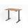 Elektrisch in hgte vst. zit-sta-bureau,HxBxD 640-1290x1200x800mm