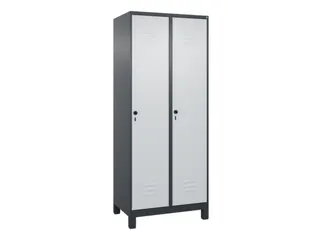 locker voor scheiding van kleding,HxBxD 1950x800x500mm,2vak - 1