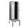 locker met bank,HxBxD 1950x600x815mm,2vak,vak B 300mm,draaigrendel