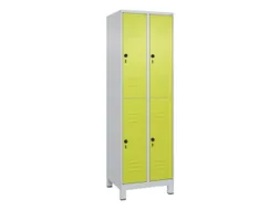 dubbeldekse locker,HxBxD 1950x600x500mm,2x2vak.,vak B 300mm