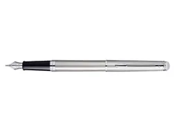 Vulpen Waterman Hémisphère Stainless Steel CT Medium Blauwe inkt