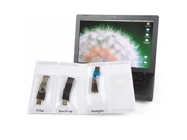 USB hoes Djois 52.5x90mm met sluiting zelfklevend transparant