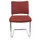 Bezoekersstoel Bordeauxrood Zitting Stof 450x480x450mm Sledeframe