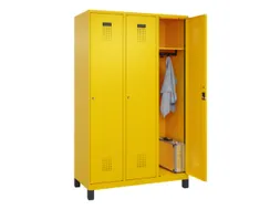 locker,HxBxD 1950x1200x500mm,3vak,vak B 400mm,cil.-slot,voeten