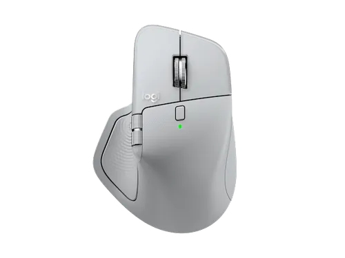 Logitech MX Master 4 draadloze muis 8 knoppen rechts Bluetooth grijs