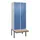 locker met bank,HxBxD 2120x800x815mm,2vak,vak B 400mm,draaigrendel