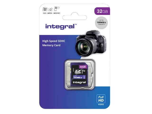 Geheugenkaart Integral SDHC V10 32GB