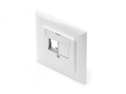 Frontpaneel en Montageframe Voor Multimedia-/Keystonemodules Wit