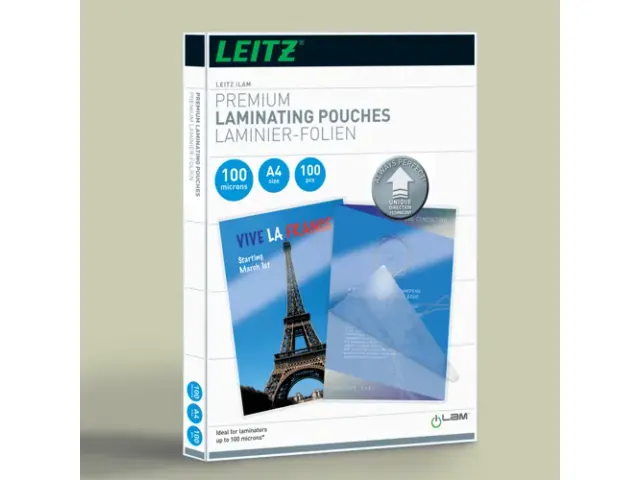 Lamineerhoes Leitz Ilam A4 100 micron glanzend