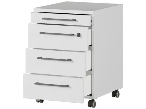 mobiel ladeblok,HxBxD 610x420x400mm,4lade(n),m. beugelgreep