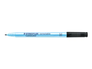 Viltstift Staedtler Lumocolor 305 non permanent correctable M zwart - 3