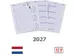 Agendavulling 2027 Kalpa Senior 1dag/1pagina