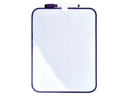 Whiteboard Desq 21.5x28cm + marker paars profiel
