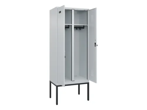 locker voor scheiding van kleding,HxBxD 2120x800x500mm,2vak