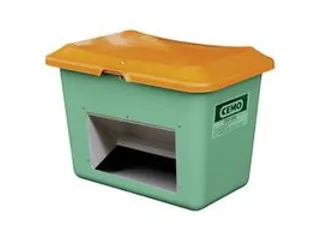 strooigoedbak,200l,HxBxD 640x890x600mm,GVK,groen,deksel oranje - 1