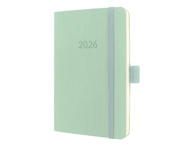 Weekagenda Conceptum A6 2026 (NL/FR/EN/DU) Mint Green softcover